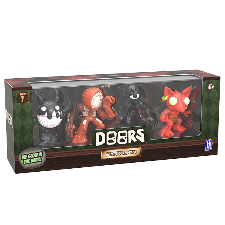 Doors Minifigure Collector 4 Pack - Glow In The Dark